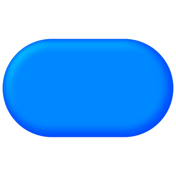 blue glossy button