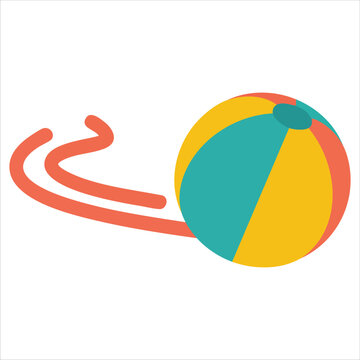 Bouncing ball projectile motion graph showing parabolic curve trace in physics illustration
