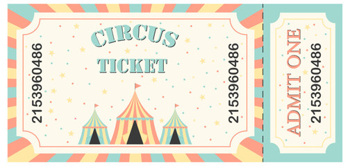 a circus ticket for one person © liana
