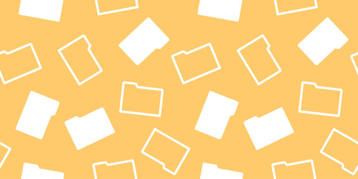 フォルダのアイコンのシームレスな背景画像。（A seamless background image of folder icons.）
