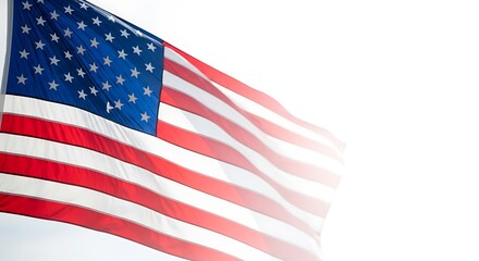 Fototapeta premium Memorial day tribute honoring fallen heroes with american flag