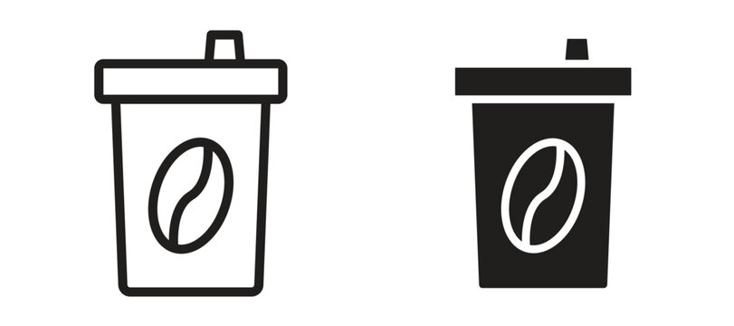coffee cup icon vector design template and illustration EPS10.