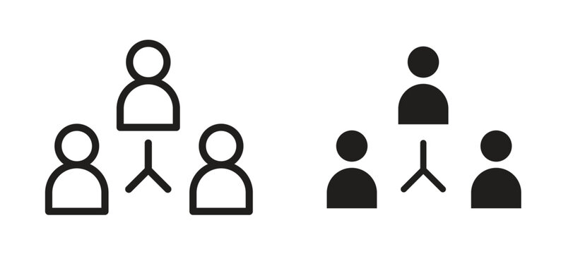 Collaboration icon vector design template and illustration EPS10.