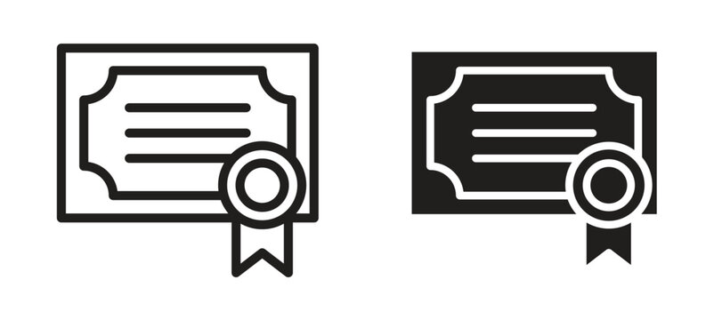 Diploma icon vector design template and illustration EPS10.