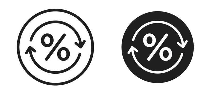 Exchange rate icon vector design template and illustration EPS10.