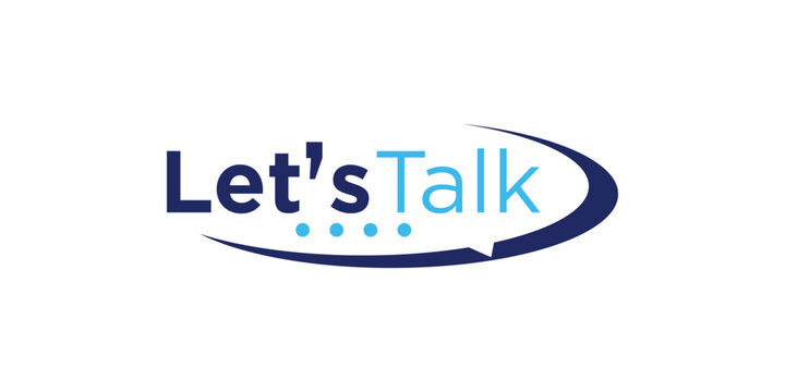 Lets Talk Logo Design for Modern and Professional Brand Identity