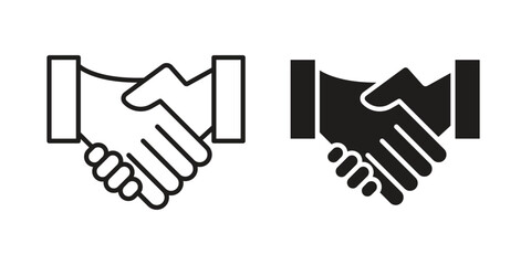 Obraz premium Partnership icon symbol collection for web design. Icon Element For Design