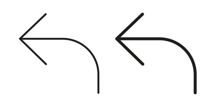 Reply icon symbol collection for web design. Icon Element For Design