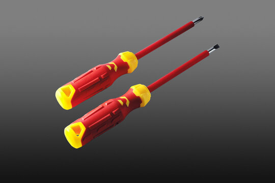 Dielectric insulated screwdrivers.