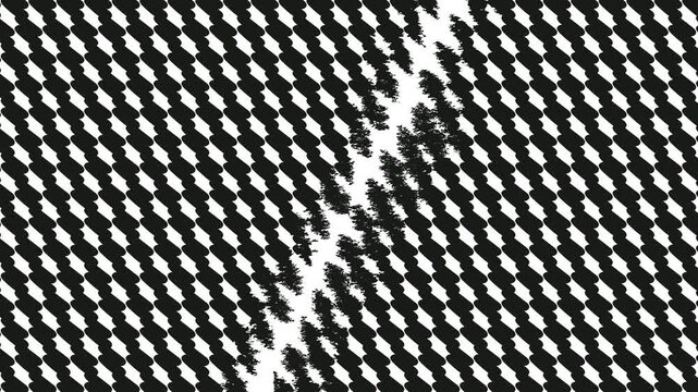 A ribbed mass with diagonal steps or thresholds has a shear. This straight, oblique crack changes position, accelerating and turning into a cross.