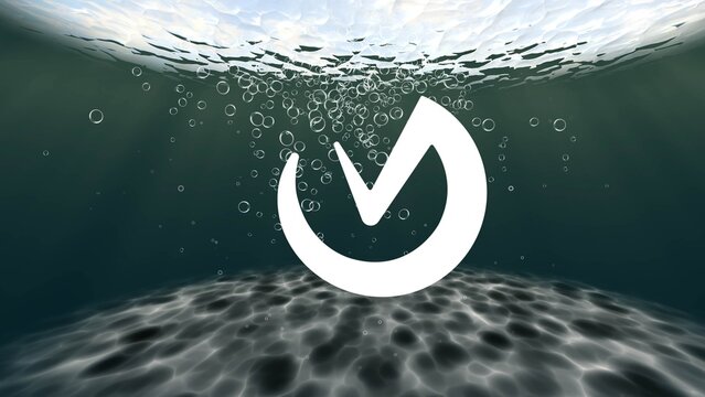 Cinematic Underwater Logo Reveal