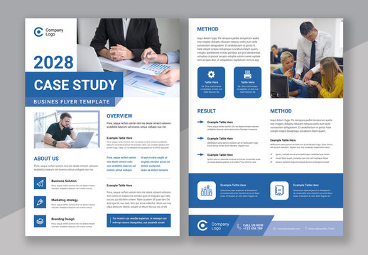 Case Study Template with Minimal Design