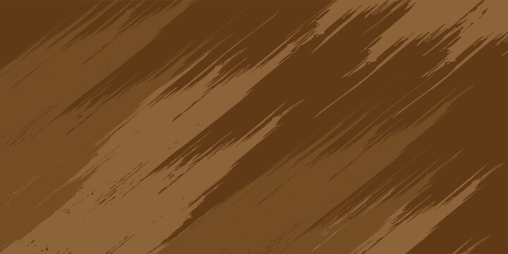 Abstract Brown Background with Bold Textured Brush Strokes