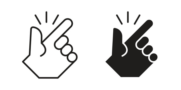 Easy to use icon element for graphic designs. line and flat symbols