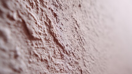 Textured close-up of rough pink wall surface with visible shadows