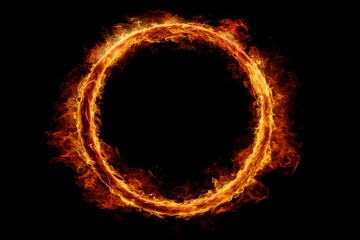Fototapeta premium Solar Flare Ring of Fire Energy.