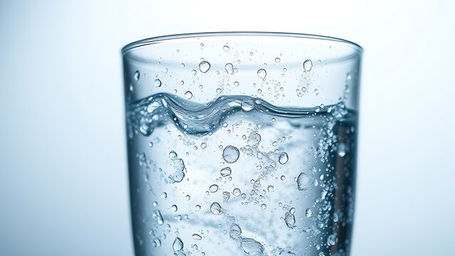 lucid. A refreshing glass of water with condensation, highlighting simplicity and purity. bar promotions, beverage menus, designed for product packaging and bar promotions, used by data analysts.