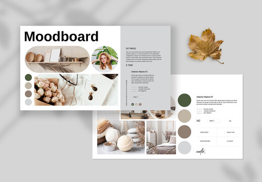 Minimal Mood Board Template