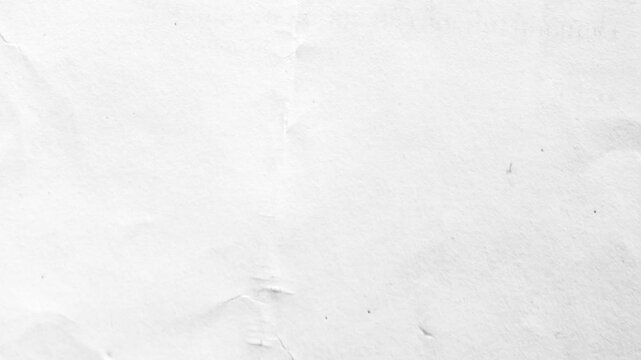 Animated unfolding white textured paper background reveals aged surface. Suitable for creative and business transitions.