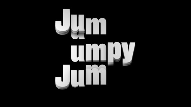 Kinetic Typography Character Offset Loop