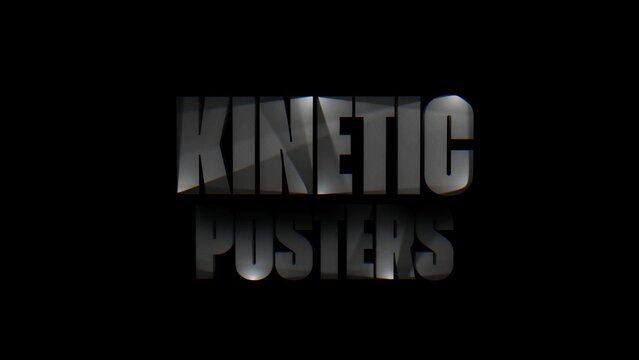 Kinetic Typography Light Rays 