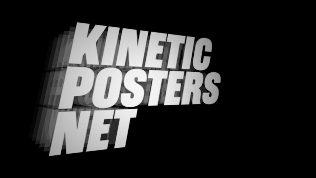 Kinetic Typography Wiggle Text 3D 