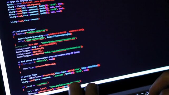 code on laptop keyboard. Businessman working on tablet computer, Working on tablet computer, Creating Machine Learning App Develop internet background