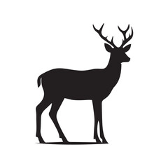 Obraz premium deer vector illustration
