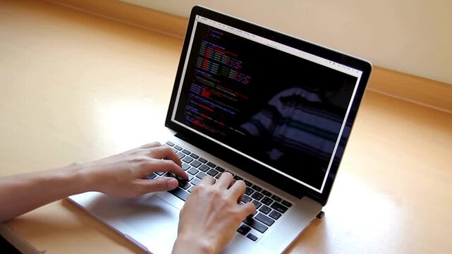 programer work background IT startup concept, development web, IT support, project. Futuristic network server Digital innovation protection technology