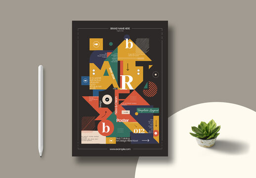 Art Exhibition Poster Template Layout