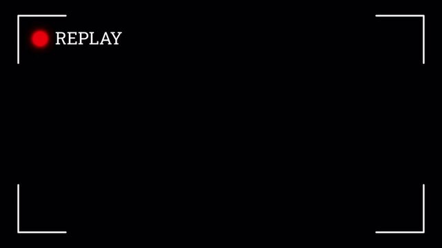 replay button icon overlay background