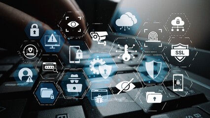 Cyber security protection and cyber security strategies against cyber threats, system hacks, digital breaches, network attacks, and safeguarding data with strong cyber security infrastructure. Funnel © InfiniteFlow