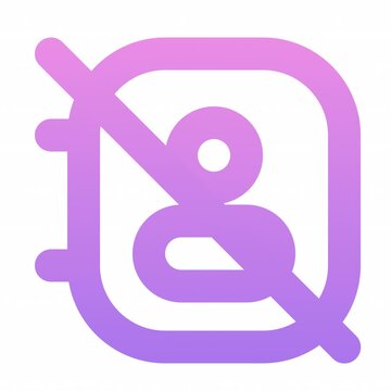 Address Book Off animation icon for social media, presentations, videos, websites. alpha channel