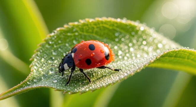 ladybug on a leaf