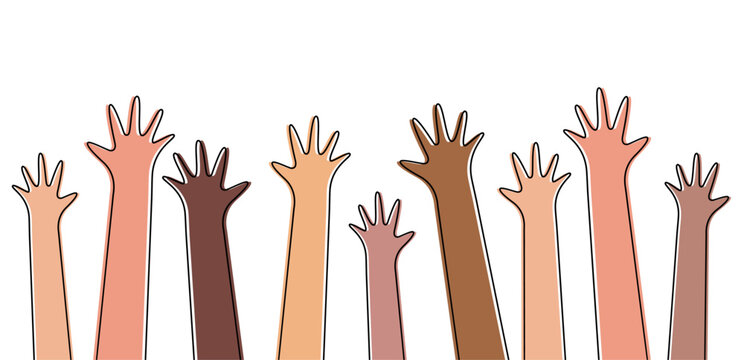 mani, persone, colore della pelle, etnie, solidariet&agrave;, comunit&agrave;, etnie, popoli