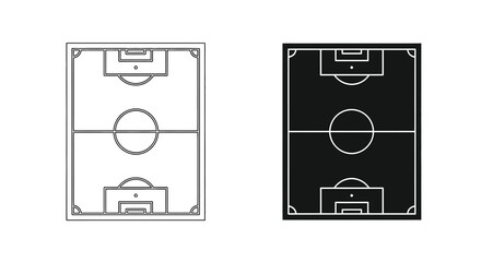 A minimalistic illustration depicts a bird s eye view of two basketball courts one light and one dark high quality professional © ArtBySalea07