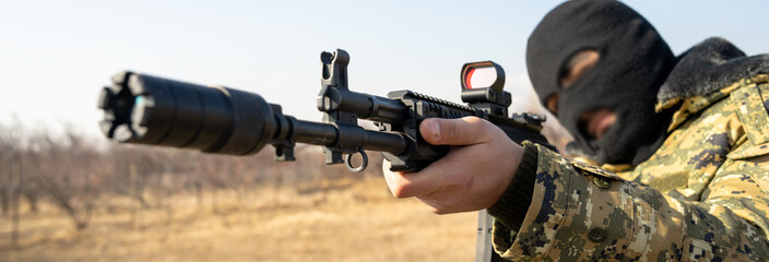 Mercenary Soldier in Combat Operations © Daniel