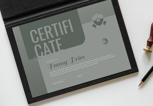 Certificate of Achievement Layout