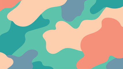 Abstract colorful camouflage pattern vector, desktop wallpaper © Rawpixel.com