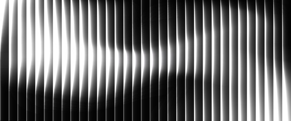 Obraz premium Black and white abstract gradient pattern with vertical lines and blurred effect modern design element
