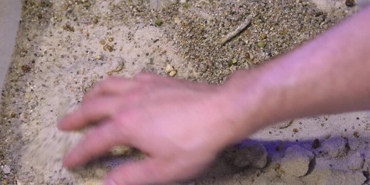 Aquascaping shallow aquarium