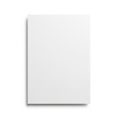 Fototapeta premium A blank white rectangle on a white background