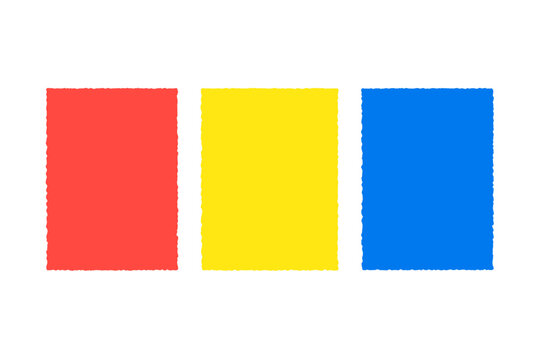 A minimalist vector illustration featuring three vertical rectangles