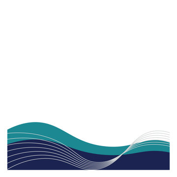 Waves Header Footer