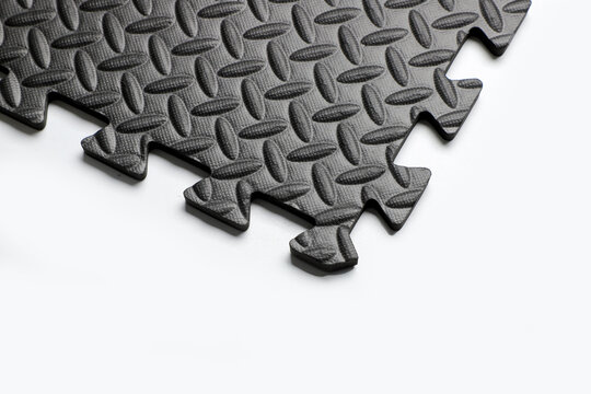 Black Interlocking Home Foam Mat