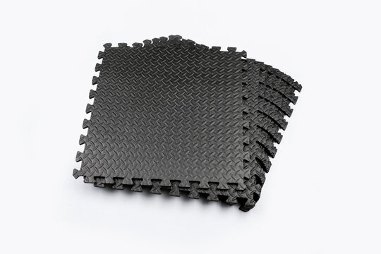 Black Interlocking Home Foam Mat