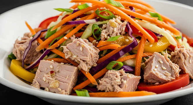 Vibrant Tuna and Vegetable Salad