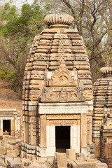 Fototapeta premium Bateshwar Temple Group, Archaeological Heritage Site with Hundreds of Temples in Madhya Pradesh, India.