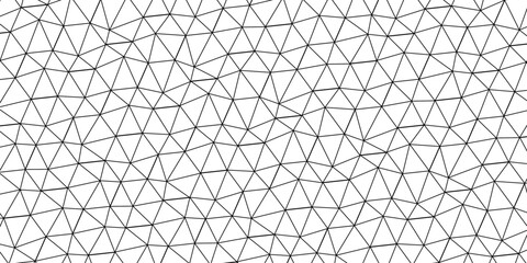 Abstract seamless geometric pattern triangle vector futuristic technology design. Net on the wall decoration. © armans