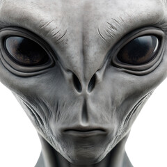 Realistic Alien Portrait with Intriguing Features
